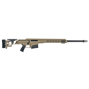 Barrett 18488 MRAD  300 Win Mag 24" 10+1 Flat Dark Earth Cerakote Flat Dark Earth Folding with Adjustable LOP Stock Black Polymer Grip Right Hand