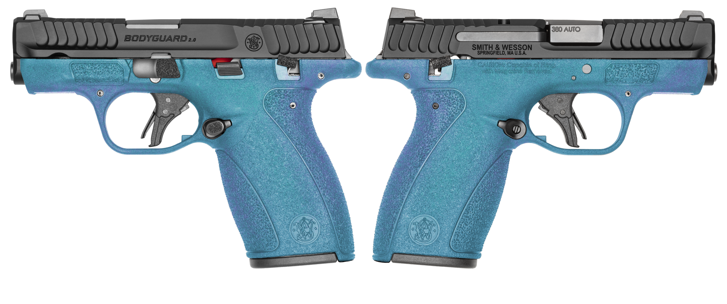 SMITH & WESSON BODYGUARD 2.0 MS 380ACP 2.75" TYPHOON SHIMMER 1-10RD 1-12RD