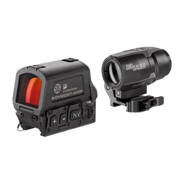 SIG SAUER ROMEO8T-AMR COMBO KIT, RED DOT AND COMPACT MAGNIFIER