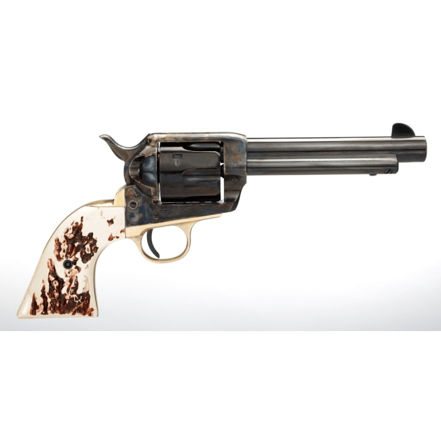 TAYLOR'S & COMPANY CATTLEMAN 357MAG BL/STAG 5.5"