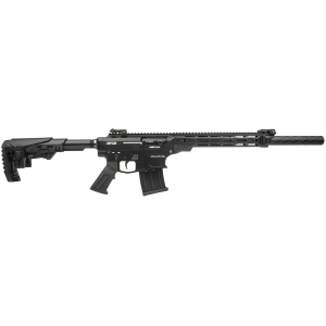 Derya Firearms DY1218US Namlu DY12 12 Gauge Semi-Auto 3" 5+1 18" Black Melotine Threaded Barrel, Black Anodized Aluminum Receiver w/Picatinny Rail, Black Adjustable Polymer Stock & Pistol Grip