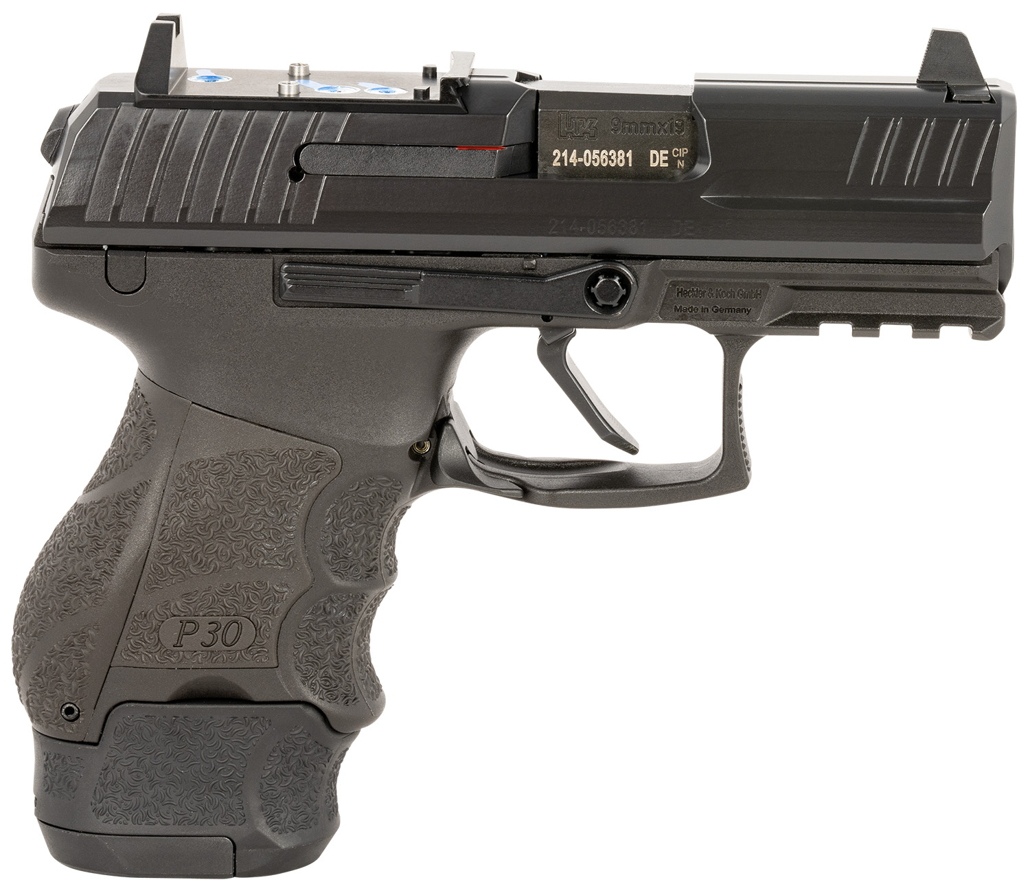 Langdon Tactical Tech LTTLP30SKFTJRDO P30SK LEM DAO 9mm Luger 10+1(2)/13+1(1) 3.30", Black, Polymer Picatinny Rail Frame, RMR Optic Cut Slide, Grayguns Flat Face Trigger w/Trigger Job