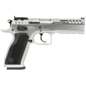 Tanfoglio IFG TFSTOCKM10 Defiant Stock Master 10mm Auto 13+1 4.75" Hard Chrome Steel/Aluminum Grip