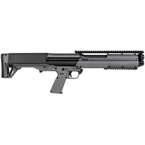 Kel-Tec KSGGY KSG  Sports South Exclusive 12 Gauge 14+1 3" 18.50" Barrel, Exclusive Tactical Gray Fixed Bullpup Stock, Includes Picatinny Rails