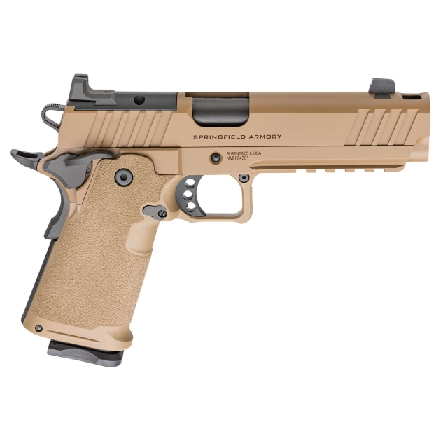 SPRINGFIELD ARMORY 1911 DS PRODIGY COMP COYOTE BROWN 5" 9MM PSTL 1-17RD 1-20RD