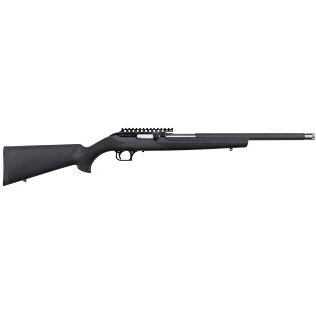 Magnum Research SBA22WMH Magnum Lite  22 WMR 9+1 19" Black Threaded Barrel, Black Anodized Picatinny Rail Aluminum Receiver, Black Polymer Hogue OverMolded Stock