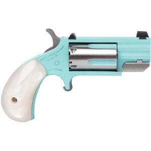 NORTH AMERICAN ARMS PUG 22MAG REV 1" TURQUOISE