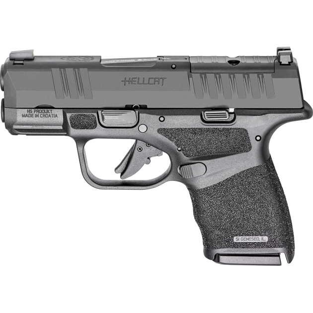 SPRINGFIELD ARMORY HELLCAT GEAR UP 24 OSP BLK 3" 9MM 5-10RD, VIRIDIAN LASER RANGE BAG  CA COMPLIANT
