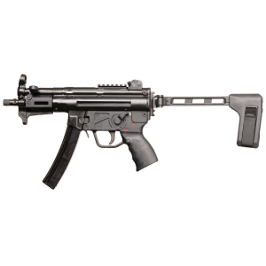 PTR  9KT BR 9mm Luger 30+1 5.16" Black Nitride 3-Lug Threaded Barrel, M-LOK Handguard, Black Nitride Aluminum Picatinny Rail Receiver, Brace, Black Polymer Grip