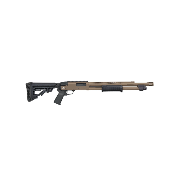 MOSSBERG 509R CERAKOTE 12G 3" SHOTGUN 18.5" STANDOFF W/ H.S., PIC RAIL, FDE 6+1RD