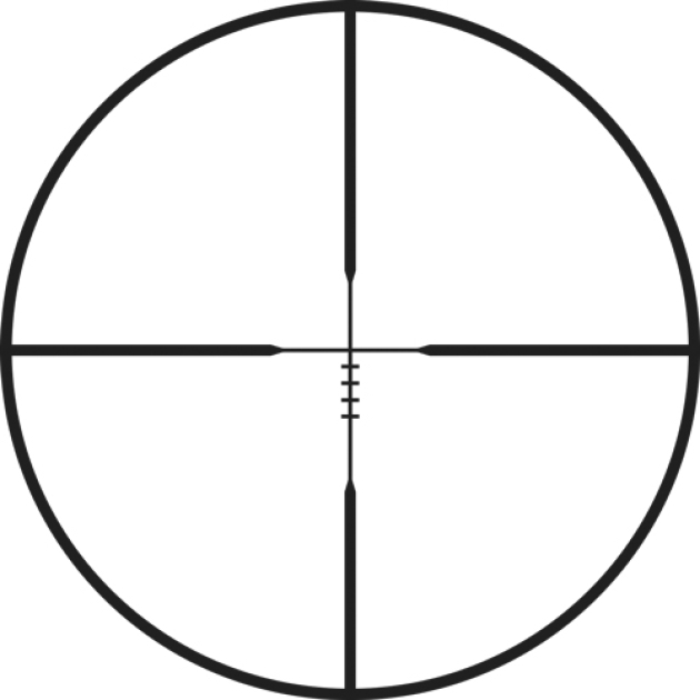 BSA OPTIX SERIES RIFLESCOPE - 3-9X40MM BDC-8 RETICLE BLACK