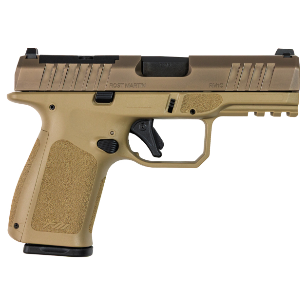 Rost Martin RM1CMOVOSP10 RM1C  9mm Luger 10+1 4" Black Optic Ready/Serrated Slide Black
