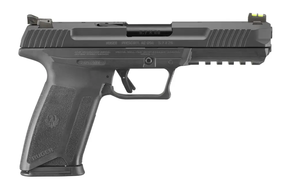 RUGER-5.7 X 28 4.9" PISTOL BLK/BLK 20+1 NO MANUAL SAFETY - Image 3