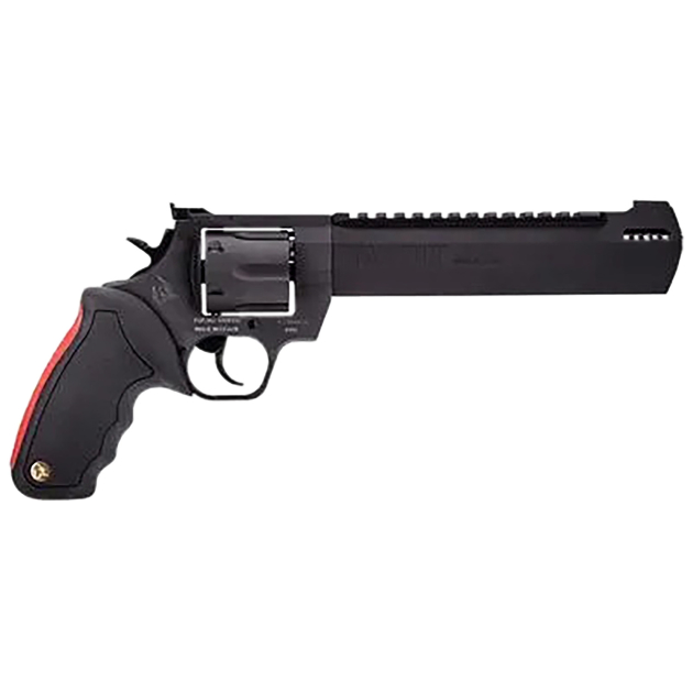 Taurus 2500101RH Raging Hunter  Large Frame 500 S&W Mag 5rd 10" Black Ported/Target Crown Barrel, Black Cylinder, Black Steel Frame, Black Rubber Grip