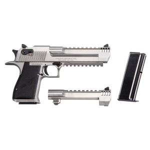 Magnum Research DE50429SRMB Desert Eagle Mark XIX Conversion Combo 50 AE/429 DE 6" 7+1 Overall Stainless Steel Black Rubber Grip