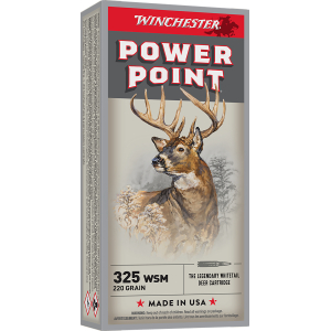 Winchester Ammo X325WSM Power-Point  325WSM 220gr 20 Per Box/10 Case