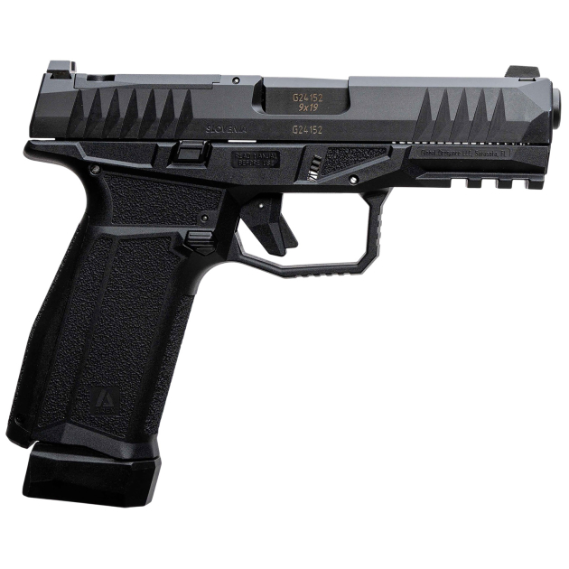 AREX 815537023954 Delta M Gen2 9mm Luger 17+1 4" Black Barrel, Black Nitride Optic Cut/Serrated Slide, Black Frame, Ambidextrous
