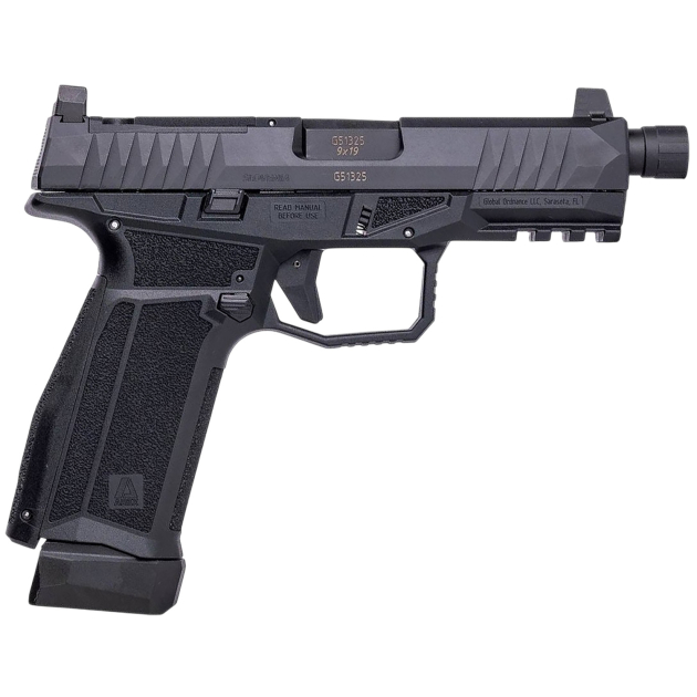 AREX 815537024913 Delta X Gen2 Tactical 9mm Luger 17+1 Threaded Barrel Optic Cut/Serrated Slide