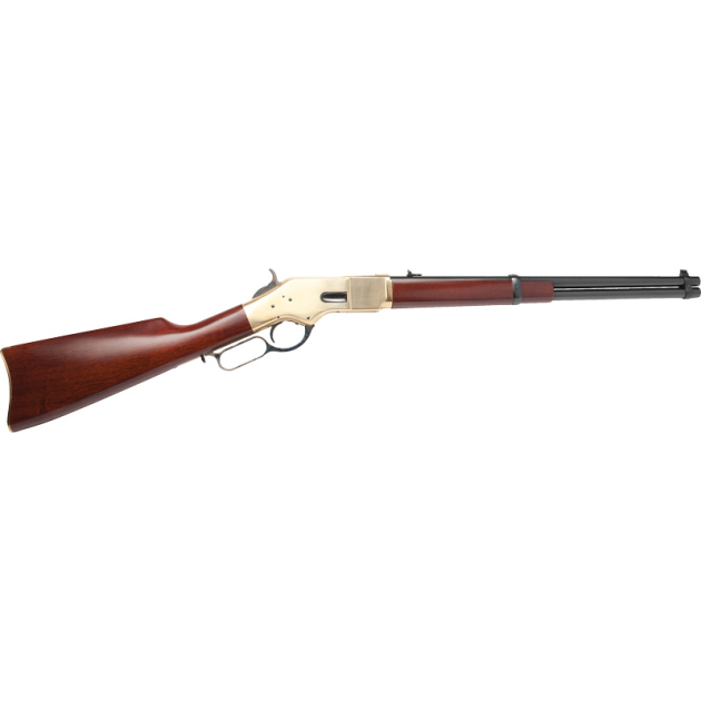 CIMARRON 1866 YELLOWBOY 22LR - 19" BRASS/BLUED WALNUT
