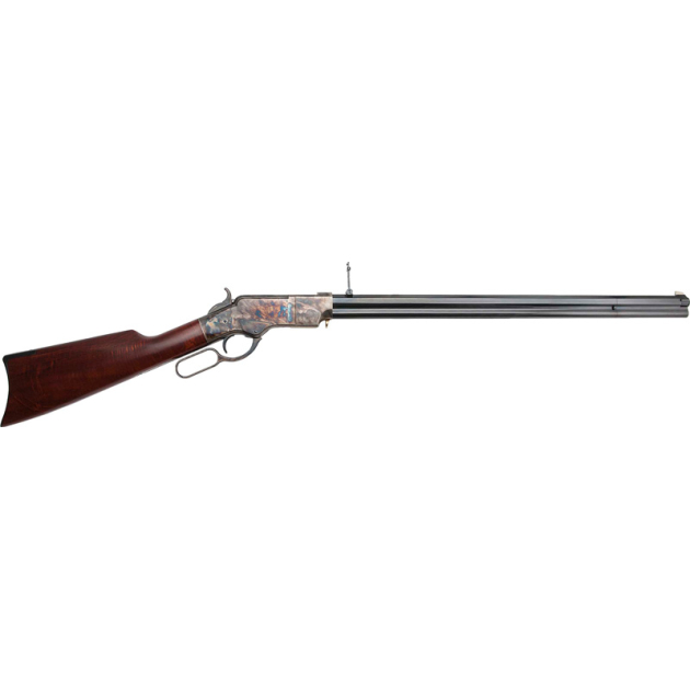 CIMARRON 1860 HENRY 44-40 WIN - 24" STEEL FRAME BLUED WALNUT