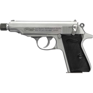 WALTHER PP SD 32ACP PISTOL STAINLESS 3.9" THREADED BARREL 8RD MAGAZINE