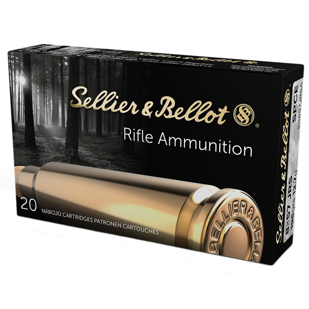 Sellier & Bellot SB857JRSA Rifle  8mmMauser 196gr Soft Point Cut Through Edge 20 Per Box/20 Case