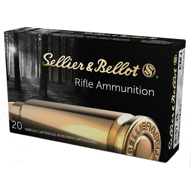 Sellier & Bellot SB857JSA Rifle  8mmMauser 196gr Full Metal Jacket 20 Per Box/20 Case