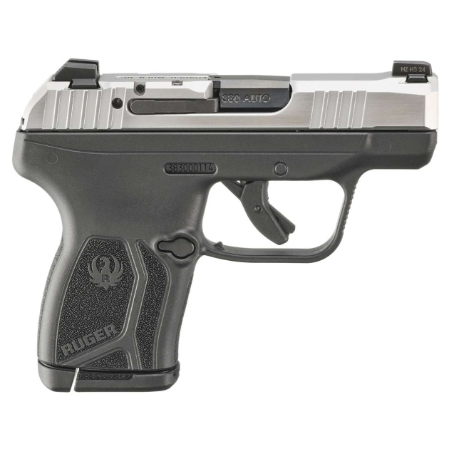 RUGER LCP MAX CALI 380ACP PISTOL 2.8" BBL STS/BLACK 1-10RD MAG CA COMPLIANT