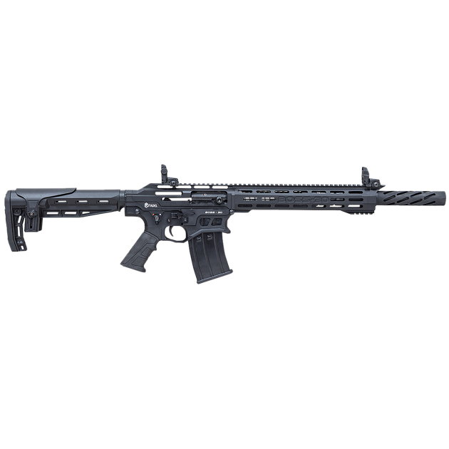 Citadel CBOSS3012 Boss30  12 Gauge Semi-Auto 3" 5+1 18.75" Black Steel Threaded Barrel, Matte Black Cerakote Picatinny Rail Aluminum Receiver, Black Adj Cheek Riser Synthetic Stock