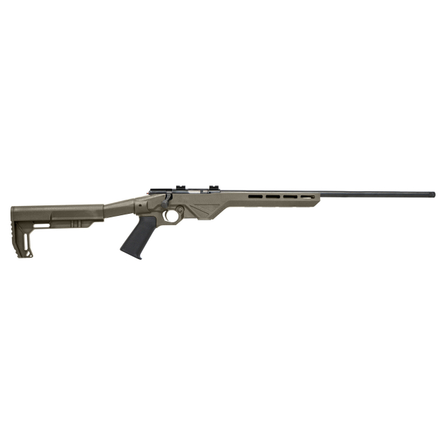 Citadel CIT17HMRBLTFDE Trakr  17 HMR 5+1 18" Blued Steel Barrel & Receiver, Flat Dark Earth Synthetic Stock