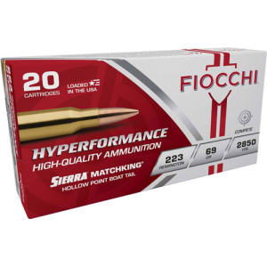 FIOCCHI 223 REM 69GR - MATCHKING HPBT 20RD 10BX/CS