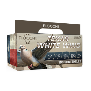 Fiocchi 12TWW187   12Gauge 2.75" 1 1/8oz 100 Per Box/2 Case