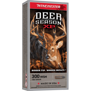 Winchester Ammo X300SDS2 Deer Season XP  300WSM 180gr 20 Per Box/10 Case