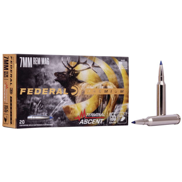 Federal P7RTA1 Premium Terminal Ascent 7mmRemMag 155gr 20 Per Box/10 Case