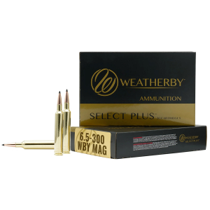 Weatherby H653140IL Select  6.5x300 Wthby Mag 140 gr 3275 fps Hornady Interlock 20 Bx/10 Cs