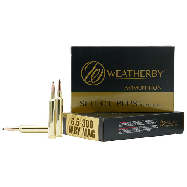 Weatherby H653140IL Select  6.5x300 Wthby Mag 140 gr 3275 fps Hornady Interlock 20 Bx/10 Cs