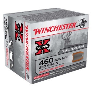 WINCHESTER SUPER-X 460 SW MAG - 250GR JHP 20RD 10BX/CS