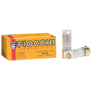 Fiocchi 12FSLUG Aero Extrema 12Gauge 2.75" 1oz RifledSlug Shot 10 Per Box/8 Case