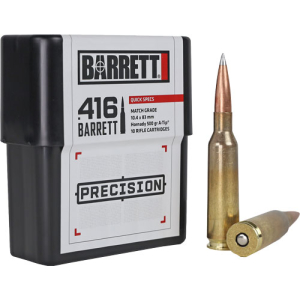 BARRETT 416 BARRETT AMMO 500GR - HORNADY A-TIP 10RD 8BX/CS