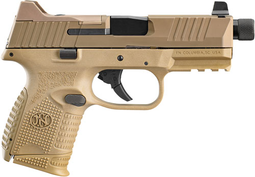 FN 509 COMPACT TACTICAL 9MM - 1-24RD 1-12RD NS FDE/FDE - Image 2