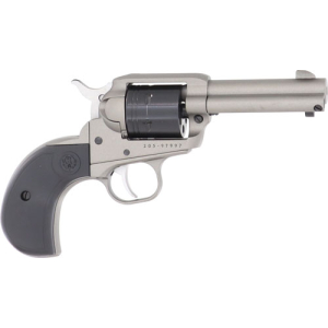 RUGER WRANGLER 22LR 3.75" - FS 6-SH SILVER BIRDSHEAD GRIP - Image 2
