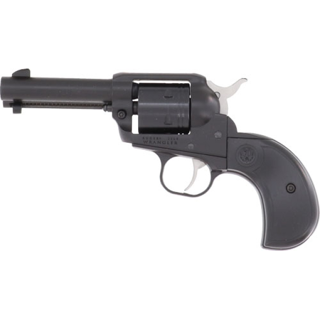 RUGER WRANGLER 22LR 3.75" - FS 6-SH BLACK BIRDSHEAD GRIP