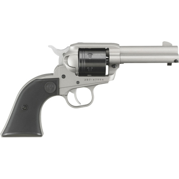 RUGER WRANGLER 22LR 3.75" - FS 6-SH SILVER SYNTHETIC