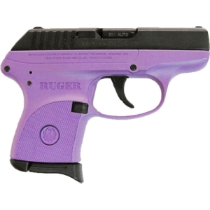 RUGER LCP 380ACP 6-SHOT FS - BLUED/PURPLE POLYMER (TALO) - Image 2