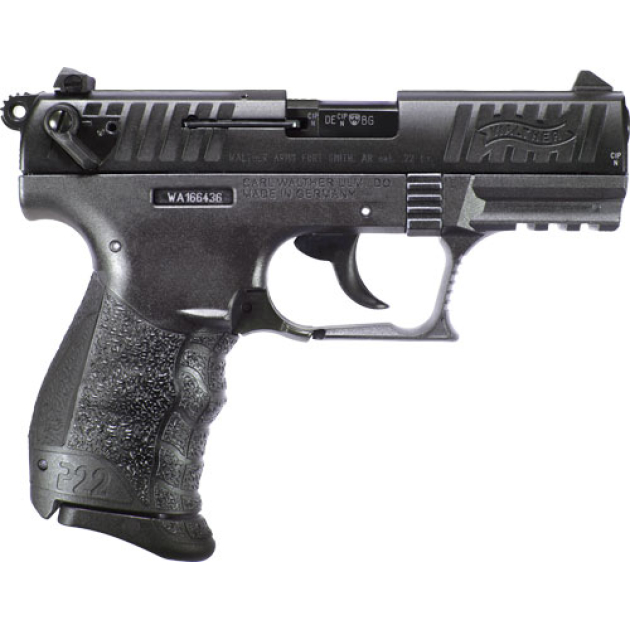 WALTHER P22 CA 22LR 3.42" AS - 10-SHOT TUNGSTEN GRAY POYMER