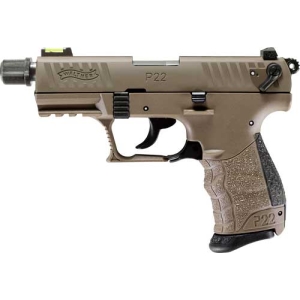WALTHER P22Q 22LR 3.4" AS - TACTICAL FULL FDE 10-SHOT - Image 2