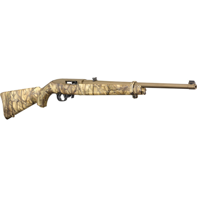 RUGER 10/22 TALO 22LR BRONZE - CERAKOTE GO WILD IM BRUSH CAMO