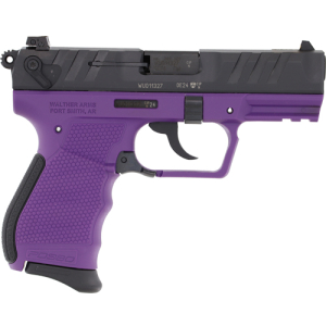 WALTHER PD380 380ACP 3.7" FS - 9RD BLACK SLIDE PURPLE FRAME