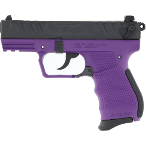 WALTHER PD380 380ACP 3.7" FS - 9RD BLACK SLIDE PURPLE FRAME - Image 2