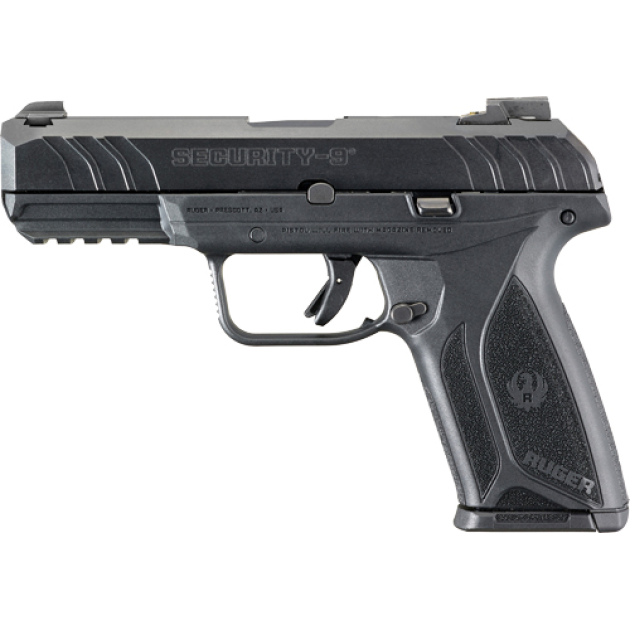RUGER SECURITY-9 PRO 9MM LUGER - TRITIUM 15-SHOT BLUED